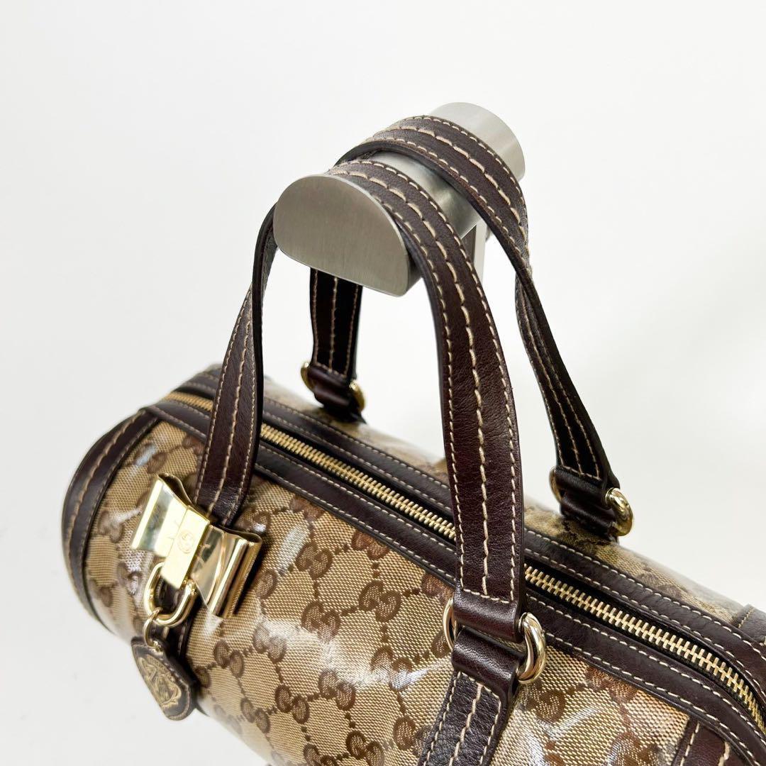 美品・希少モデル GUCCI グッチ ハンドバッグ ミニボストン 美品・希少モデル GUCCI グッチ ハンドバッグ ミニボストン