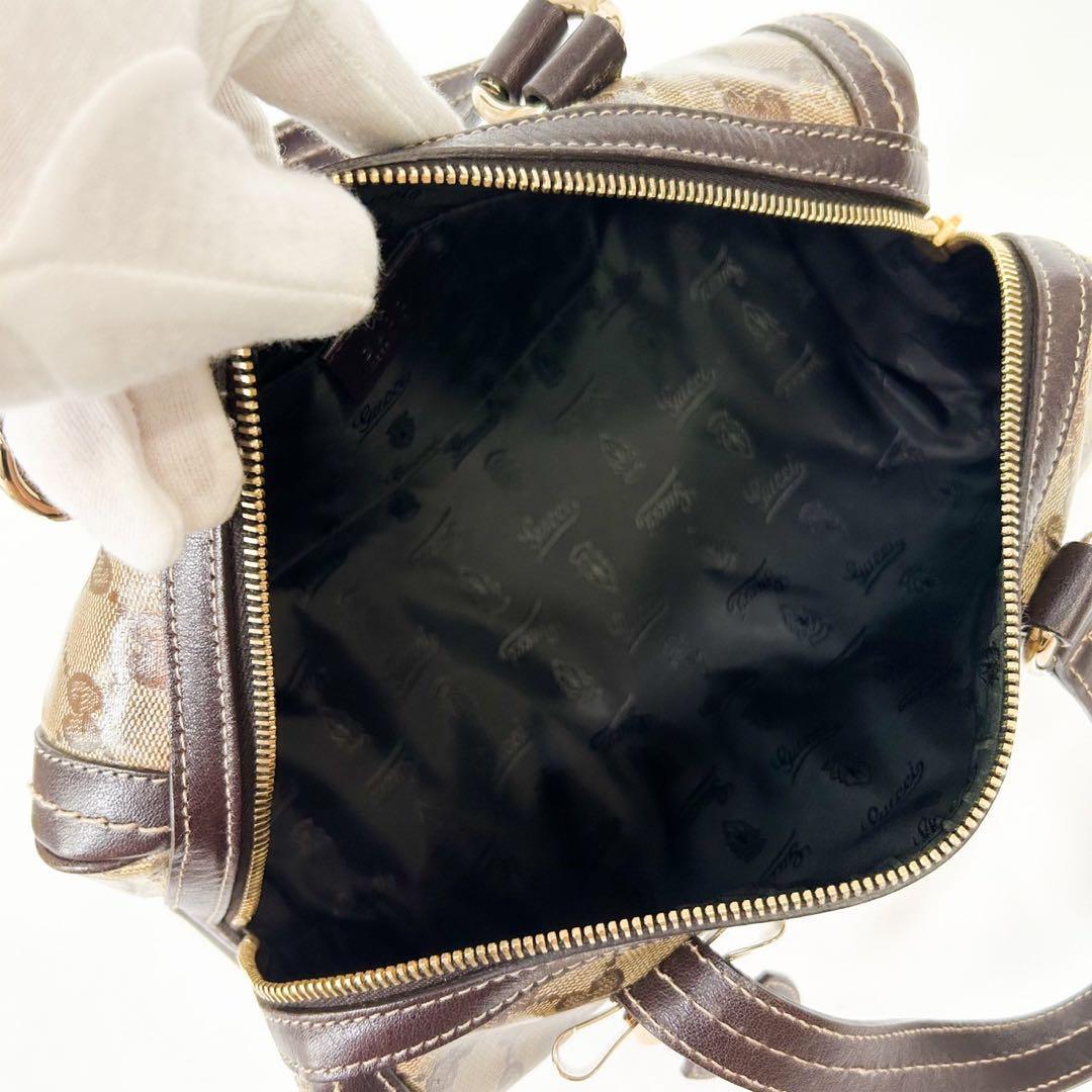 美品・希少モデル GUCCI グッチ ハンドバッグ ミニボストン 美品・希少モデル GUCCI グッチ ハンドバッグ ミニボストン