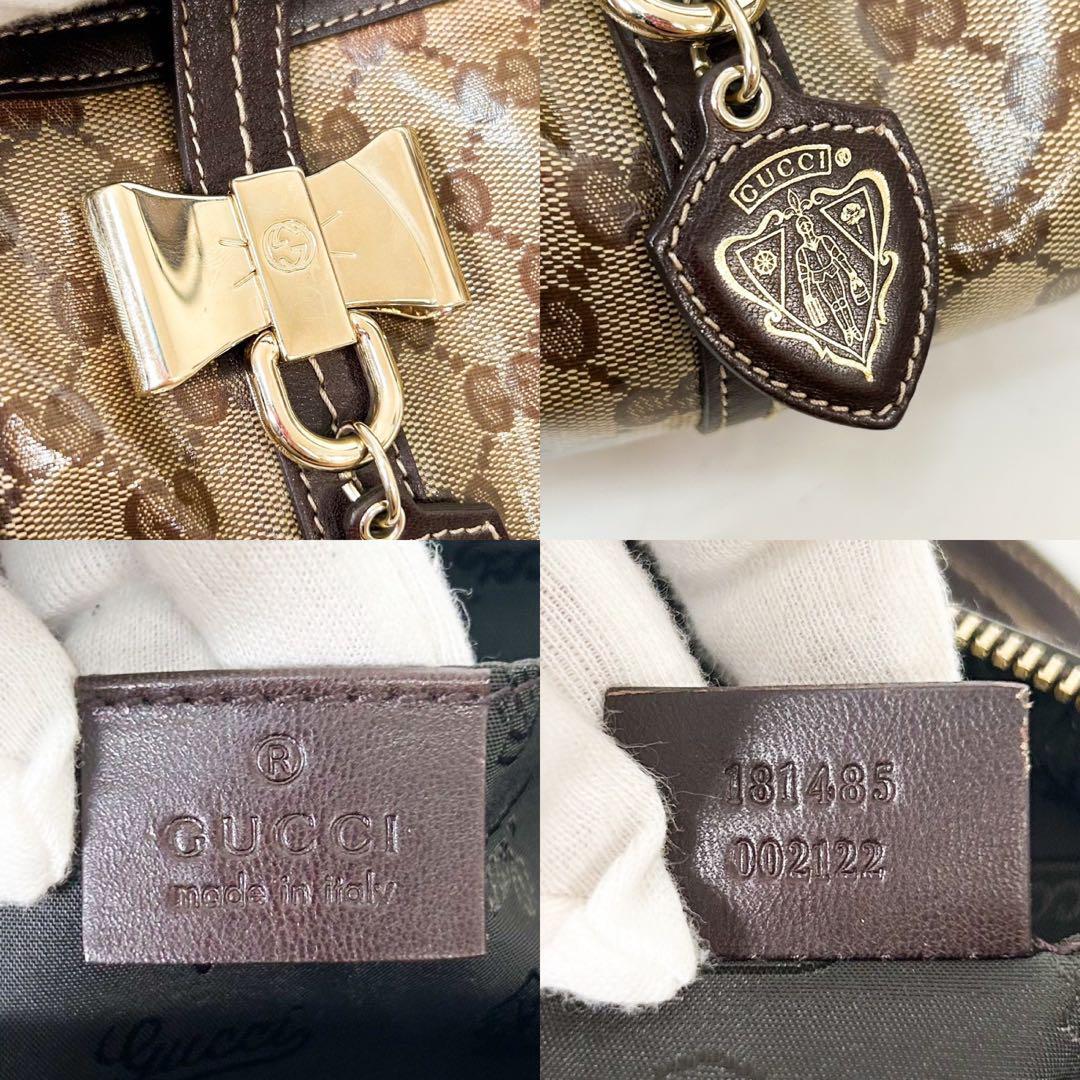 美品・希少モデル GUCCI グッチ ハンドバッグ ミニボストン 美品・希少モデル GUCCI グッチ ハンドバッグ ミニボストン