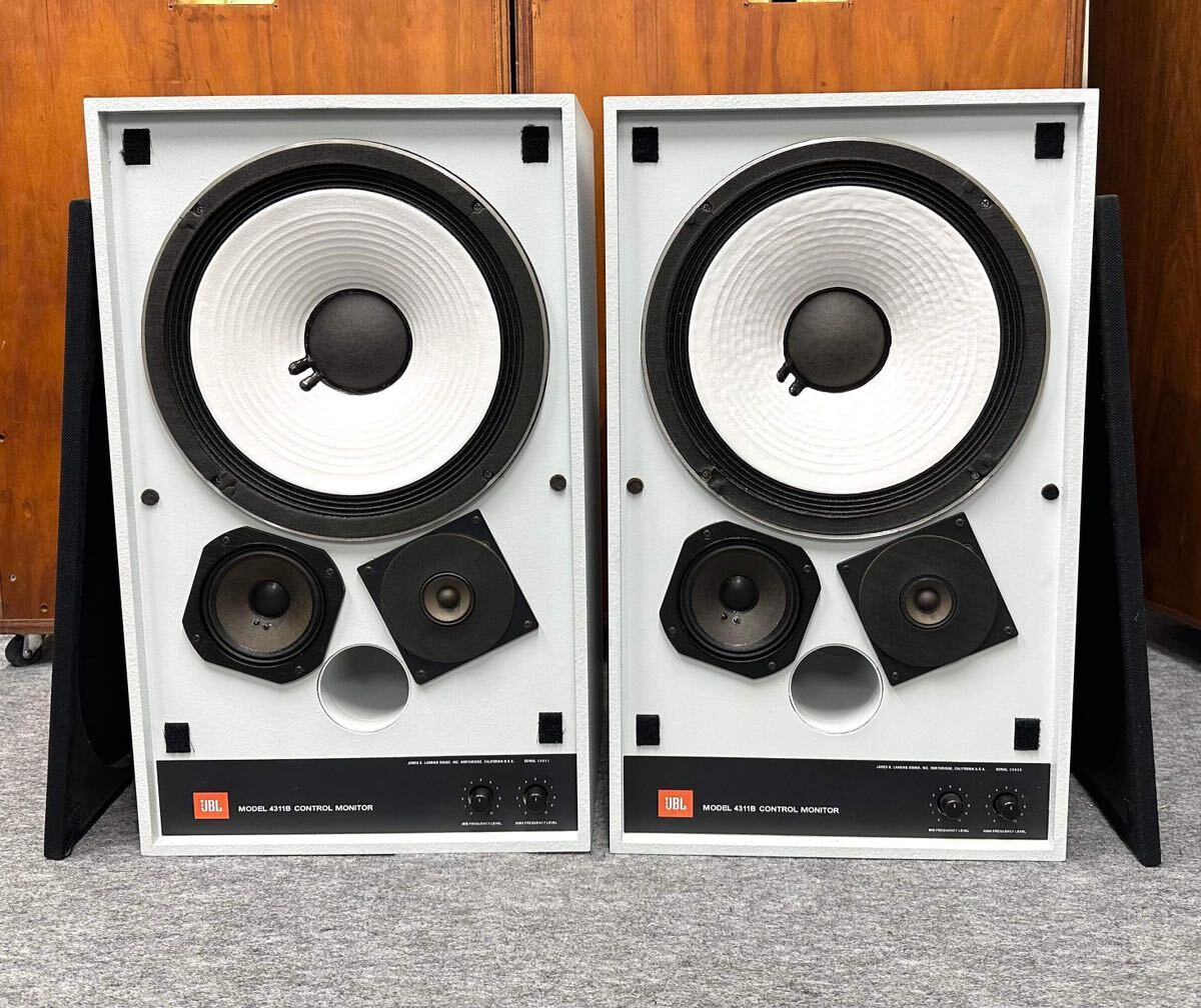 JBL 4311B MONITOR CONTROL スピーカーペア。動作品 - GETNIPPON JBL 4311B MONITOR CONTROL スピーカーペア。動作品 - GETNIPPON