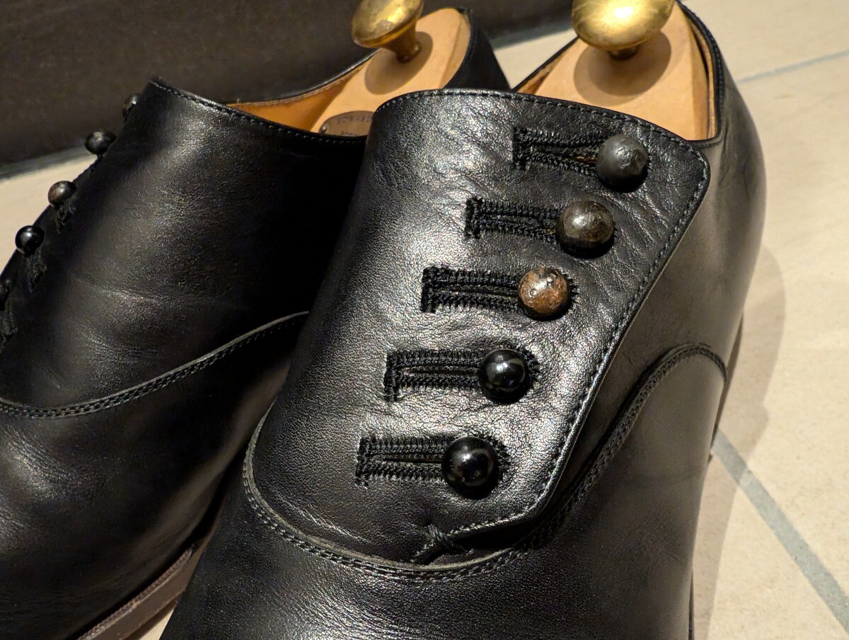 forme フォルメ ボタンシューズ Button Up Shoes Plain Toe Calf forme フォルメ ボタンシューズ Button Up Shoes Plain Toe Calf
