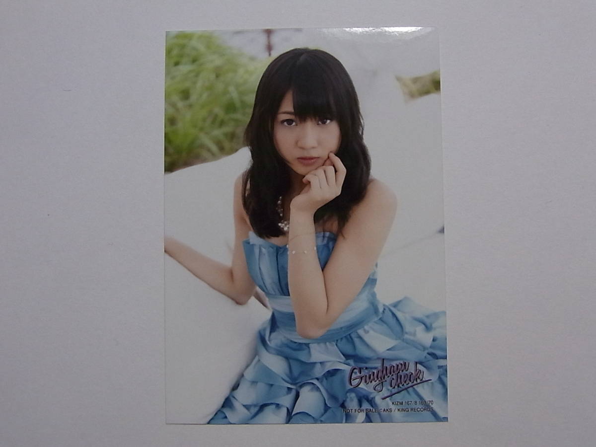 SKE48木崎ゆりあ「ギンガムチェック」通常盤 特典生写真★AKB48_画像1