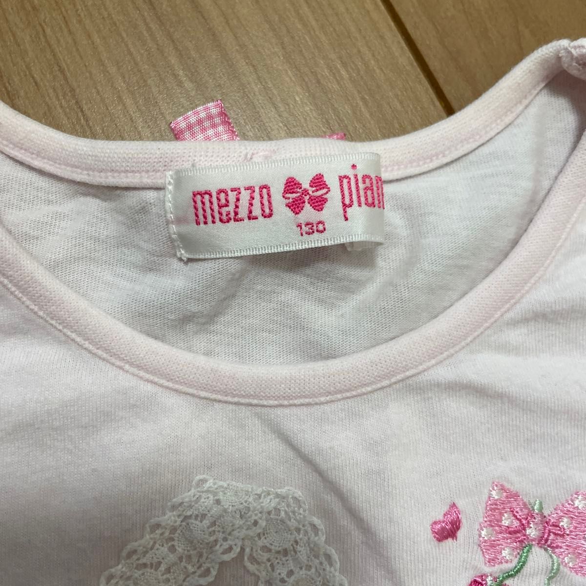 メゾピアノ さくらんぼ いちご Tシャツ mezzo piano キッズ メゾピアノ さくらんぼ いちご Tシャツ mezzo piano キッズ