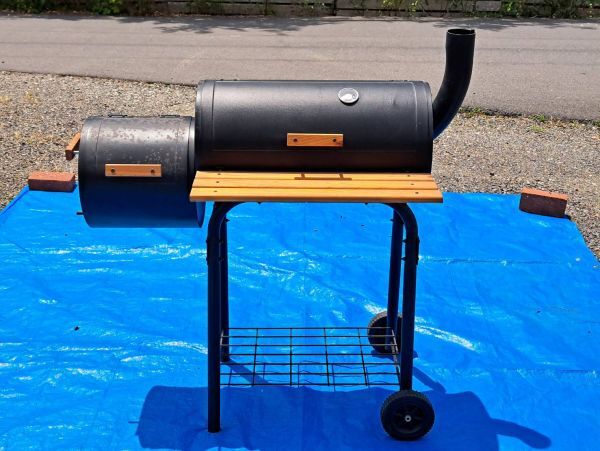 BBQ ポリモービル CSF30030 グリルオフセット スモーカー付 外装 BBQ ポリモービル CSF30030 グリルオフセット スモーカー付 外装