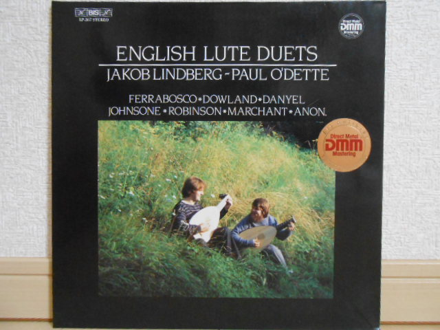 西独BIS LP-267 嶋護106選 リンドベルイ ENGLISH LUTE DUETS イギリス黄金時代のリュート・デュエット集 優秀録音盤 LINDBERG