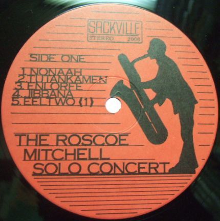 ３枚で送料無料【加Sackville】Roscoe Mitchell/Solo Saxophone Concerts_画像2