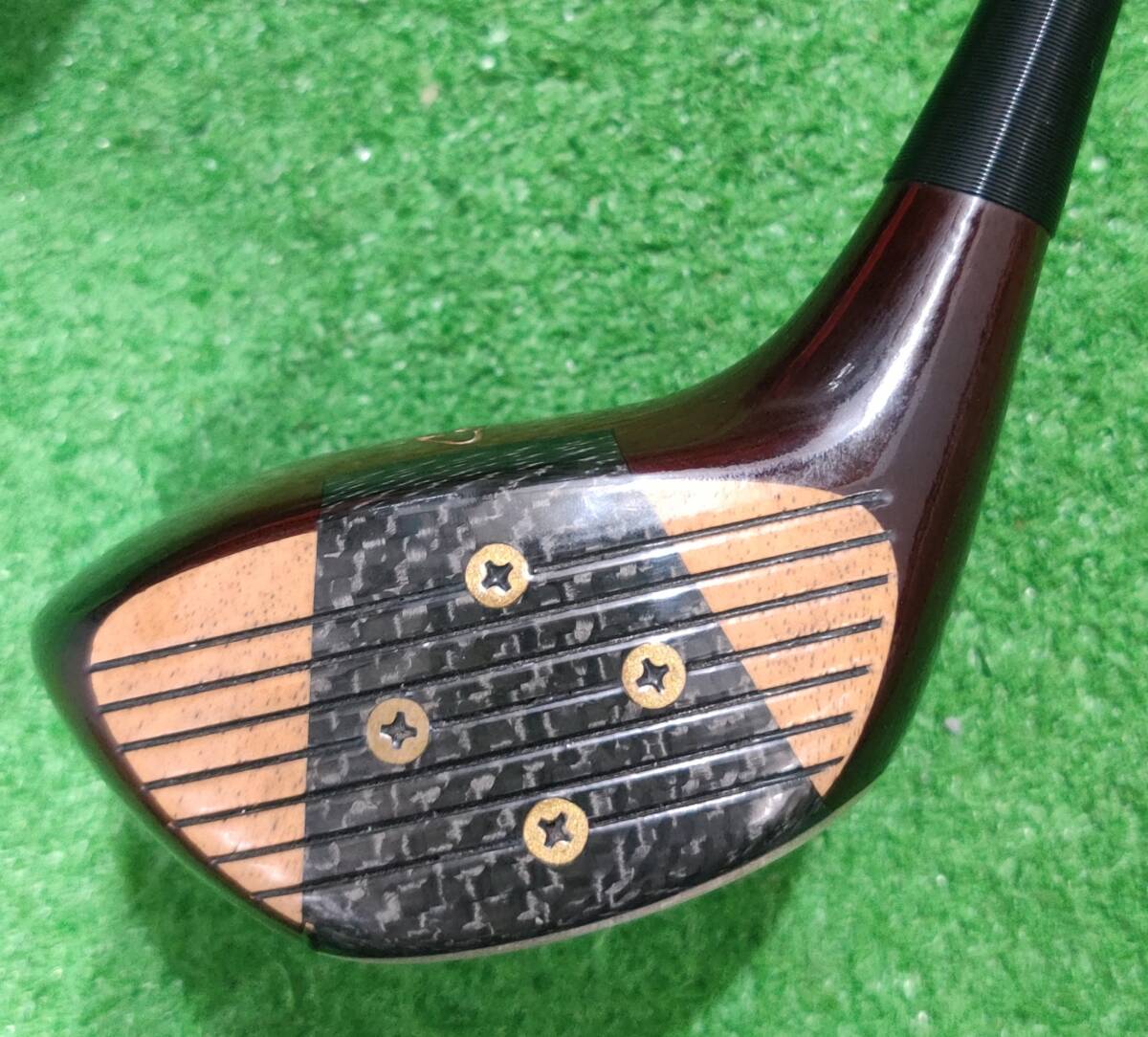 レア?良品　MARUMAN パーシモン Equipment for Professional TOURモデルドライバー＆おまけメタルスプーン　PARSEC KEVLAR