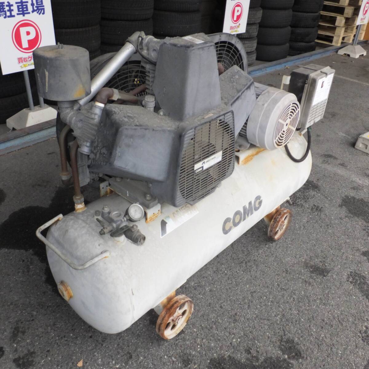 岐阜発】チャーター可 現状品☆アネスト岩田 レシプロ 岐阜発】チャーター可 現状品☆アネスト岩田 レシプロ