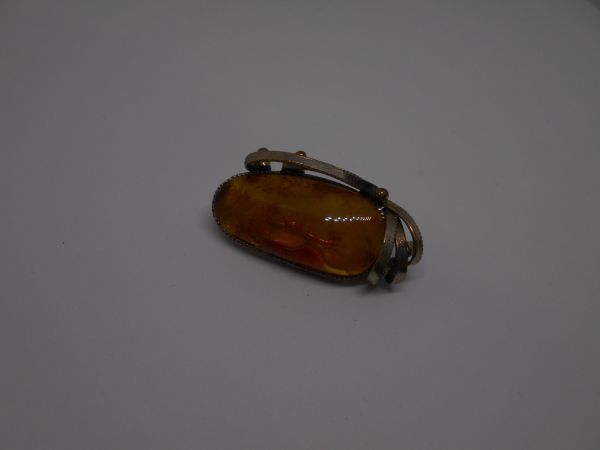 琥珀コハクJewelryNO.7 ブローチ　4X2XD1CM ネックレス　イヤリング　ブレスレット　ペンダントヘッド　アンバーAMBER COPAL