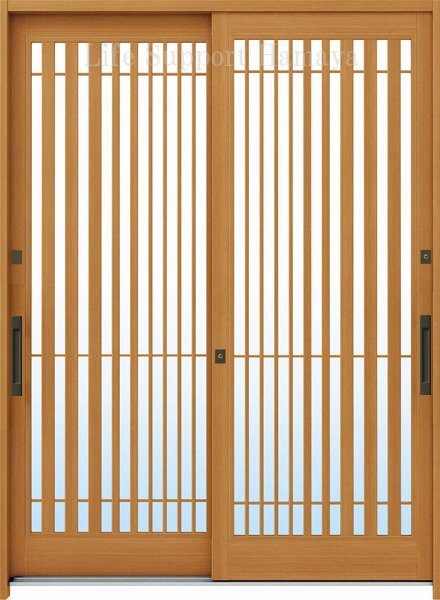 アルミサッシ YKK 玄関引戸 れん樹 A15W 半外付 ランマ通し 複層
