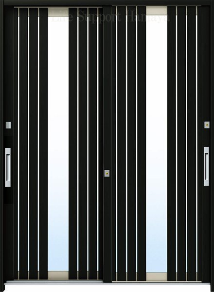 アルミサッシ YKK 玄関引戸 れん樹 C05A 半外付 ランマ通し 複層