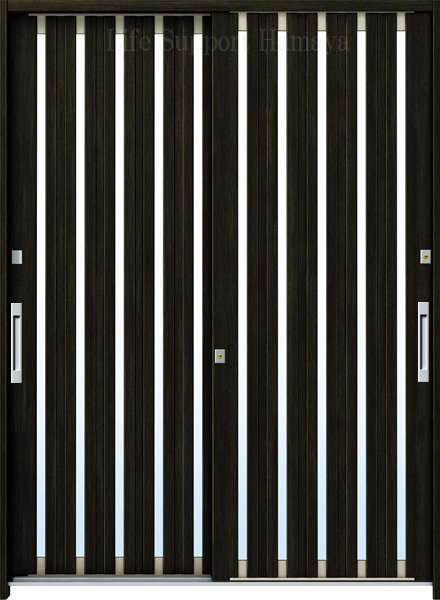 アルミサッシ YKK 玄関引戸 れん樹 C03W 半外付 ランマ通し 単板