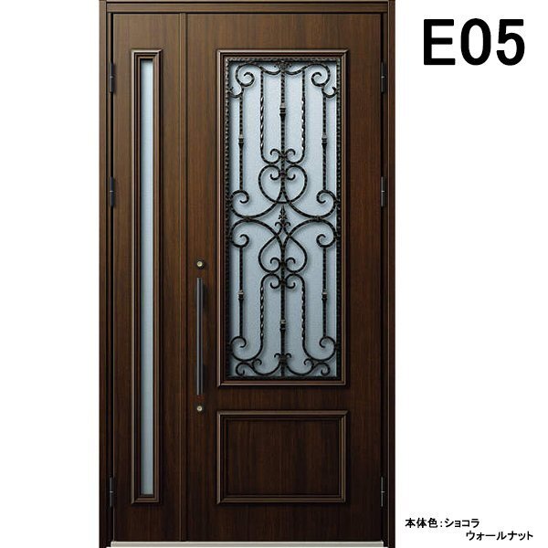 アルミサッシ YKK 玄関ドア ヴェナートD30 親子 E05 断熱 W1235×H2330