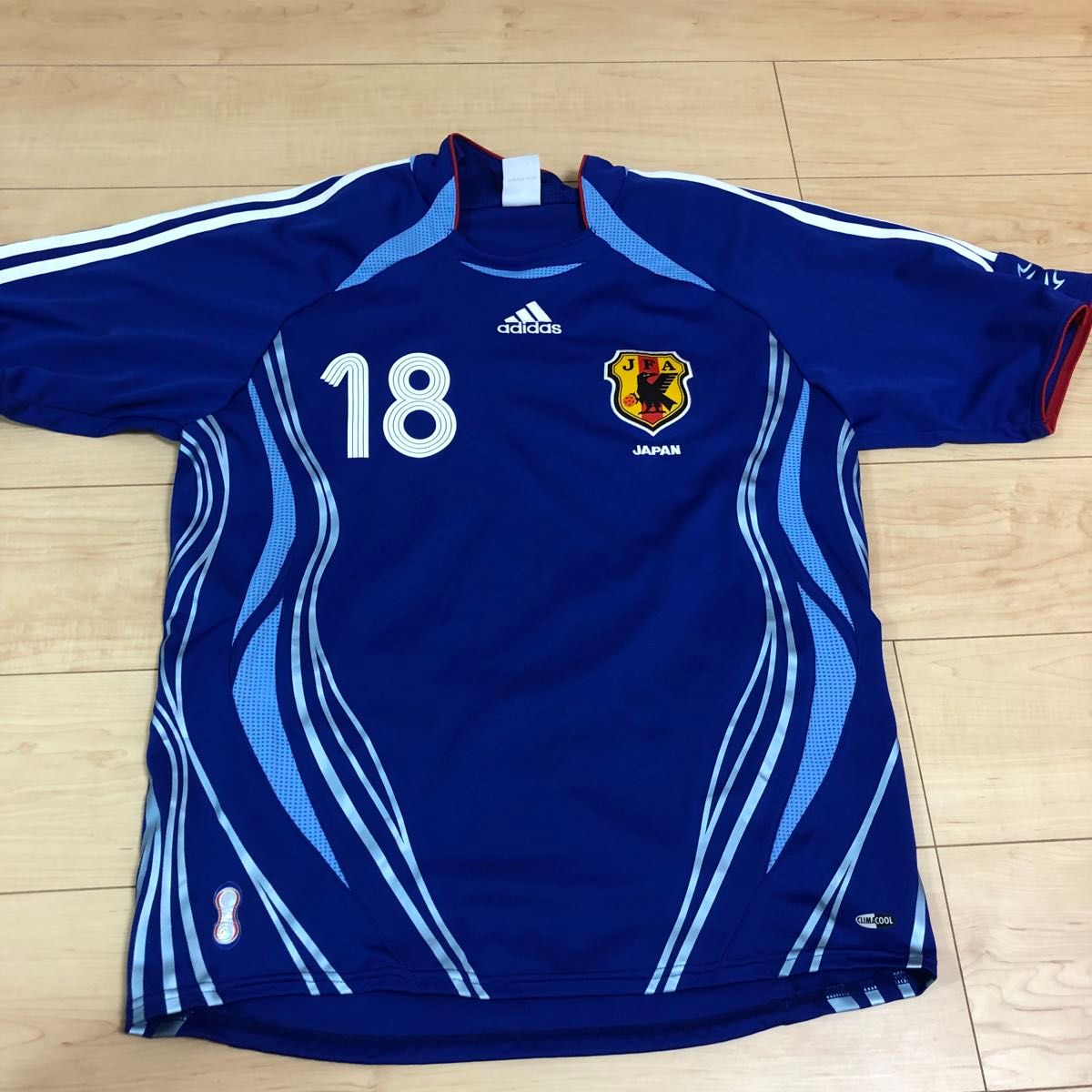 ユニフォーム 小野伸二 18番 アディダス 日本代表 サッカー日本 ユニフォーム 小野伸二 18番 アディダス 日本代表 サッカー日本
