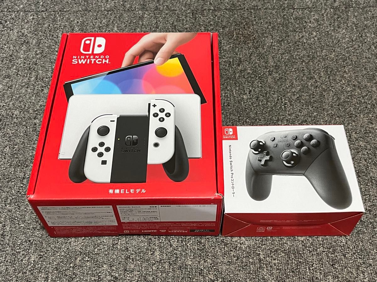 Switch本体有機EL 本体 +付属品全て プロコン付き - テレビ Switch本体有機EL 本体 +付属品全て プロコン付き - テレビ