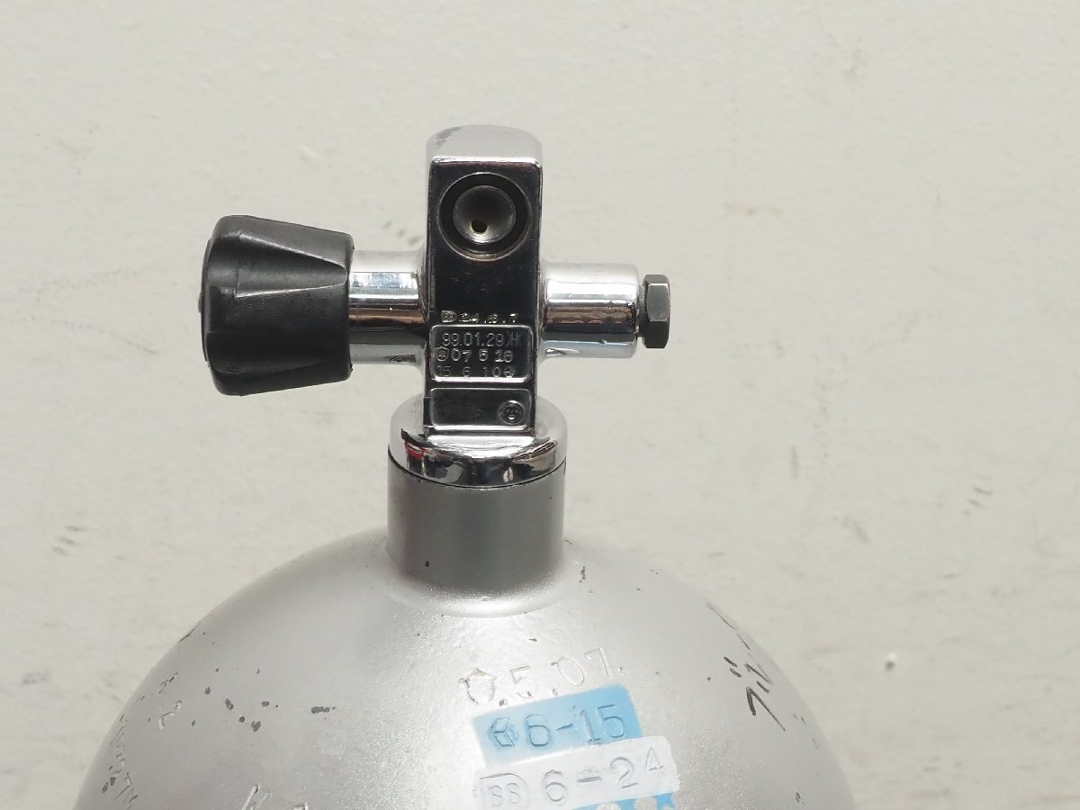ダイビング用 8L スチールタンク Kバルブ 200気圧 2024年6月検査 ダイビング用 8L スチールタンク Kバルブ 200気圧 2024年6月検査