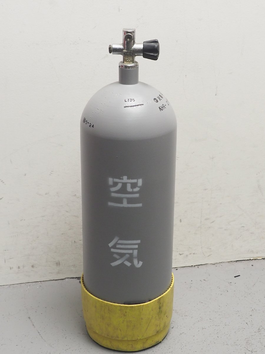 新春初売り AQUALUNG 200 メタリコン塗装 スチールタンク 12L ダイビング用 その他
