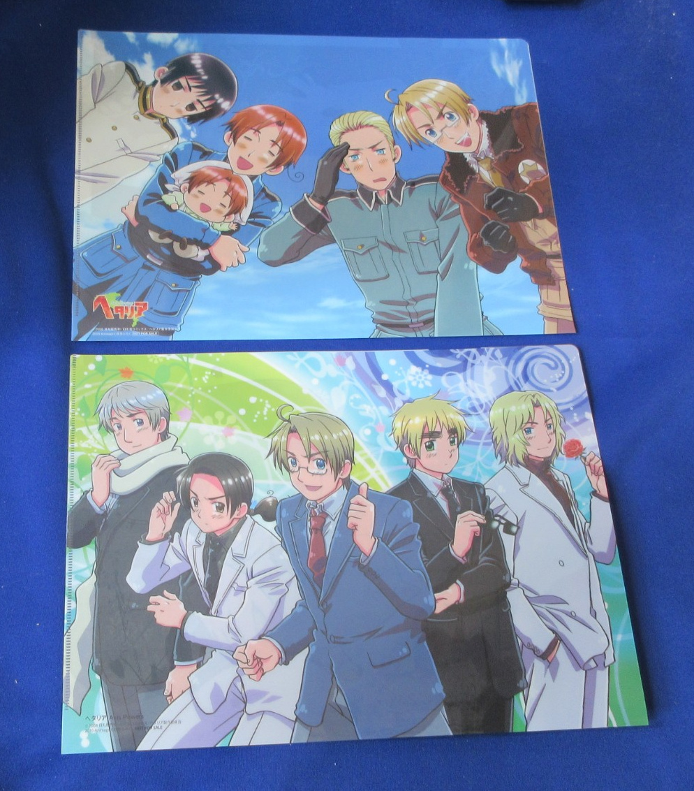 N539# Hetalia clear file, under bed etc.. set 