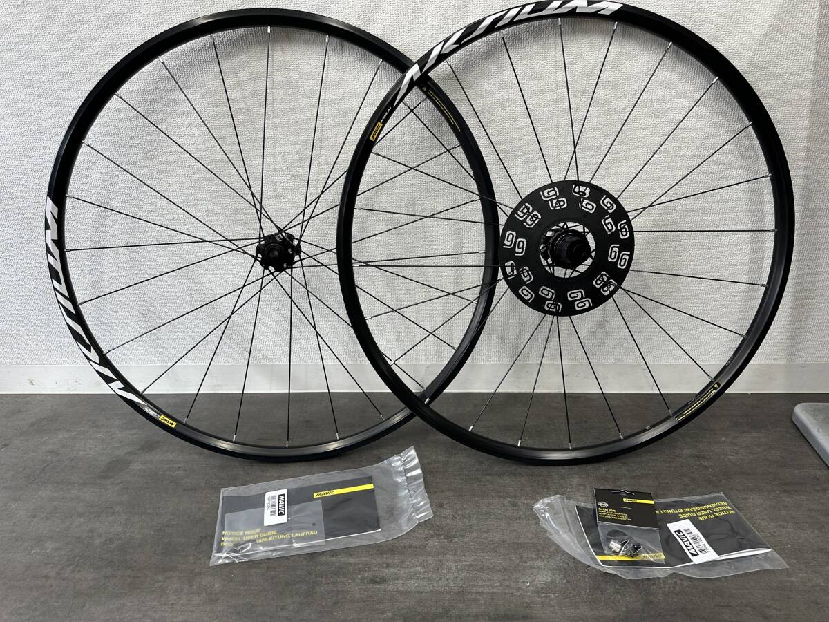 【新品 未使用】MAVIC AKSIUM DCL アクシウムディスク 前後ホイールセット