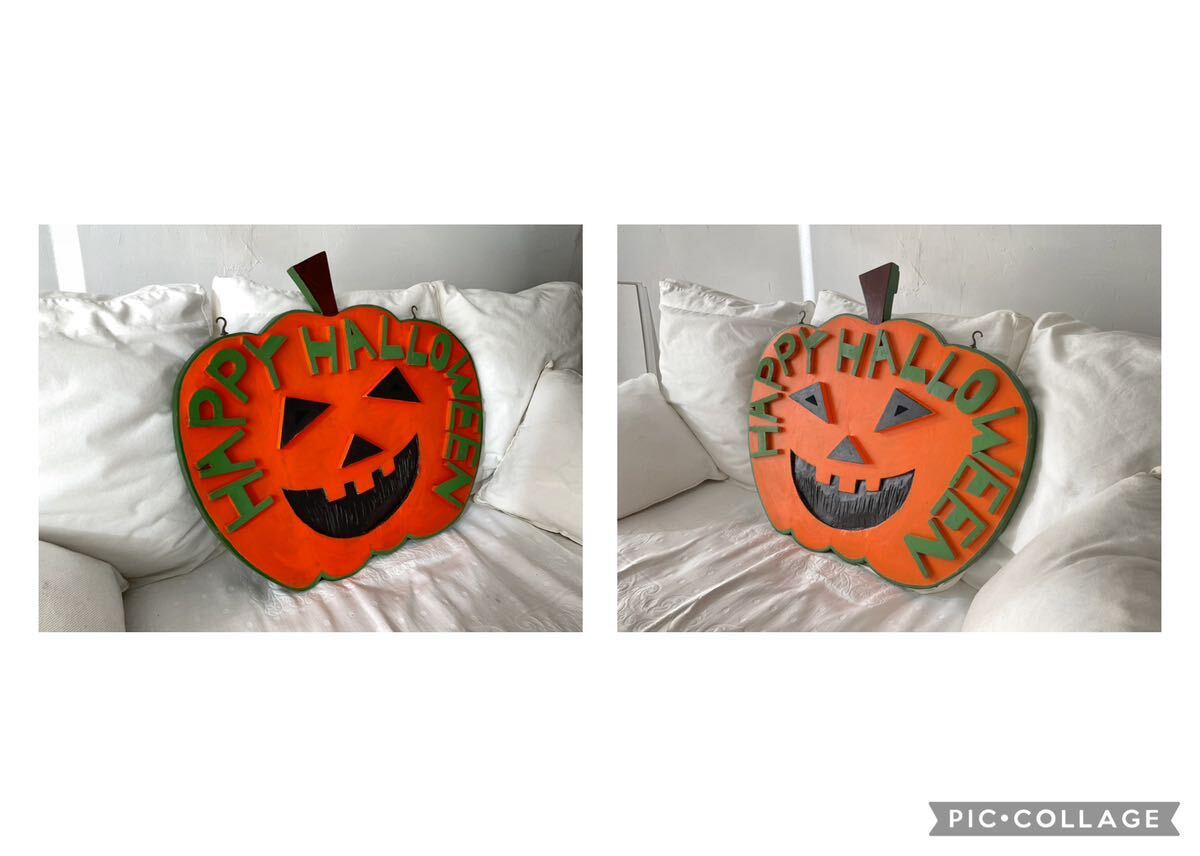 オリジナル木製ハロウィンサインボード(目の部分可動)商店 オリジナル木製ハロウィンサインボード(目の部分可動)商店