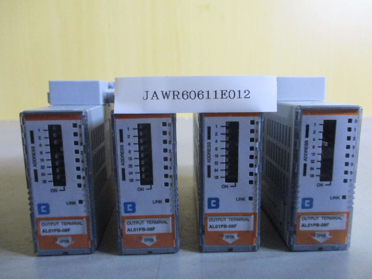 中古 Anywire コンパクトターミナル コネクタタイプ AL01PB-08F 4個(JAWR60611E012)