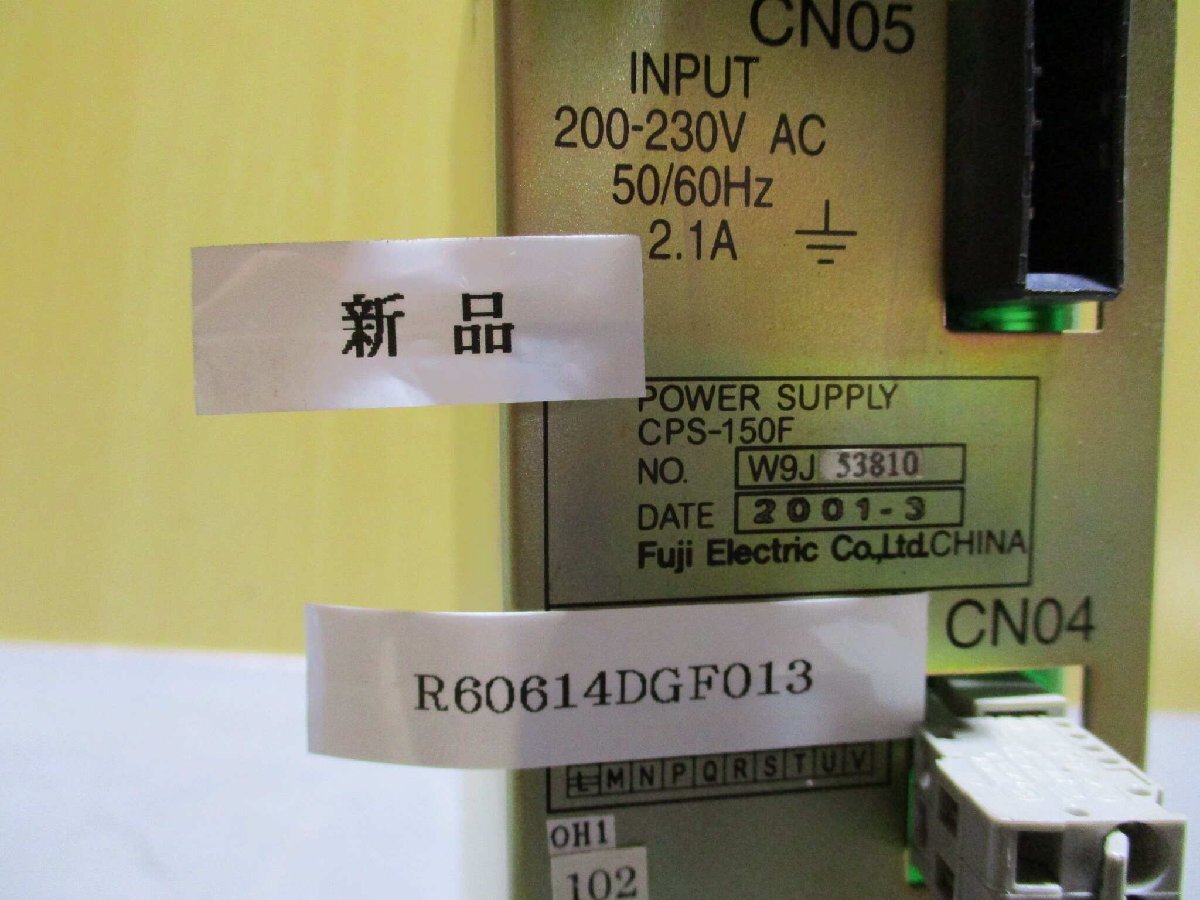 新古FUJI ELECTRIC MK3G68945C PLC SUB-ASSEMBLES (R60614DGF013) その他