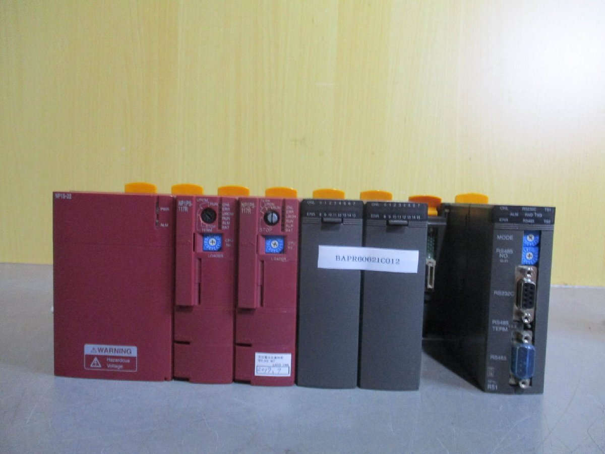 中古 FUJI ELECTRIC NP1BS-11 BASEBOARD/NP1PS-117R*2/NP1S-22/NP1L-RS1 NP1W1606T(BAPR60621C012)