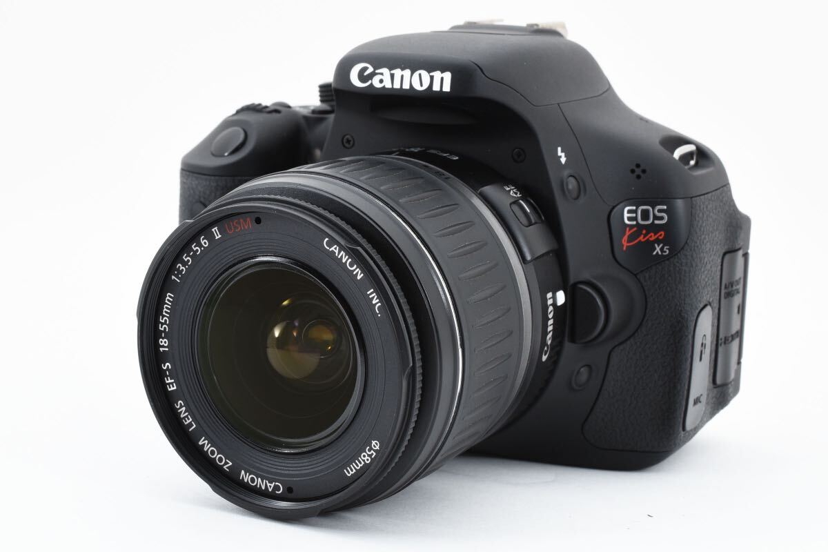 デジタル一眼レフカメラ Canon キャノン EOS Kiss X5標準&望遠 デジタル一眼レフカメラ Canon キャノン EOS Kiss X5標準&望遠