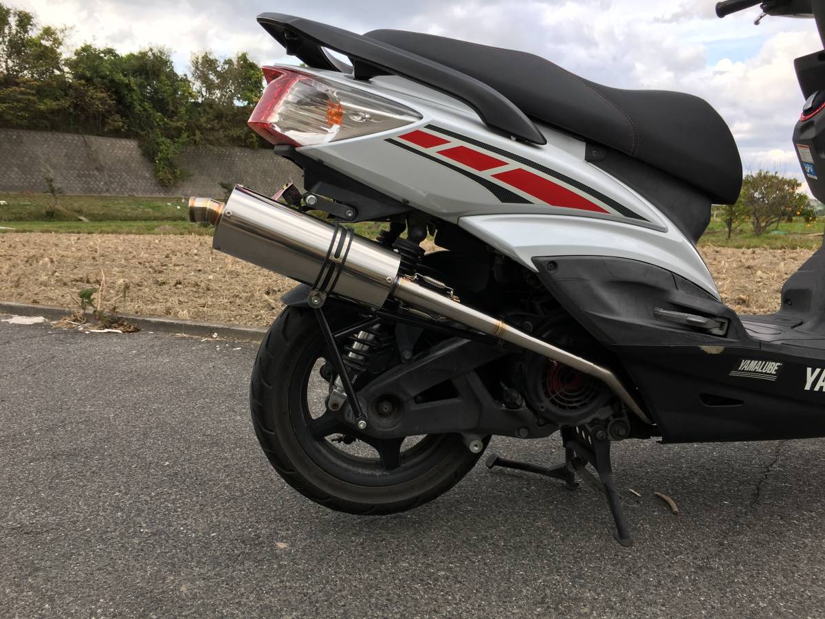 ガレージ バル製 1 2 3型シグナスX 消音100φサイレンサー仕様 ガレージ バル製 1 2 3型シグナスX 消音100φサイレンサー仕様