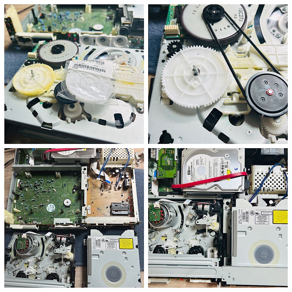 美品】SHARP AQUOS DV-ACV52 VHSギア新品交換済み 分解 美品】SHARP AQUOS DV-ACV52 VHSギア新品交換済み 分解