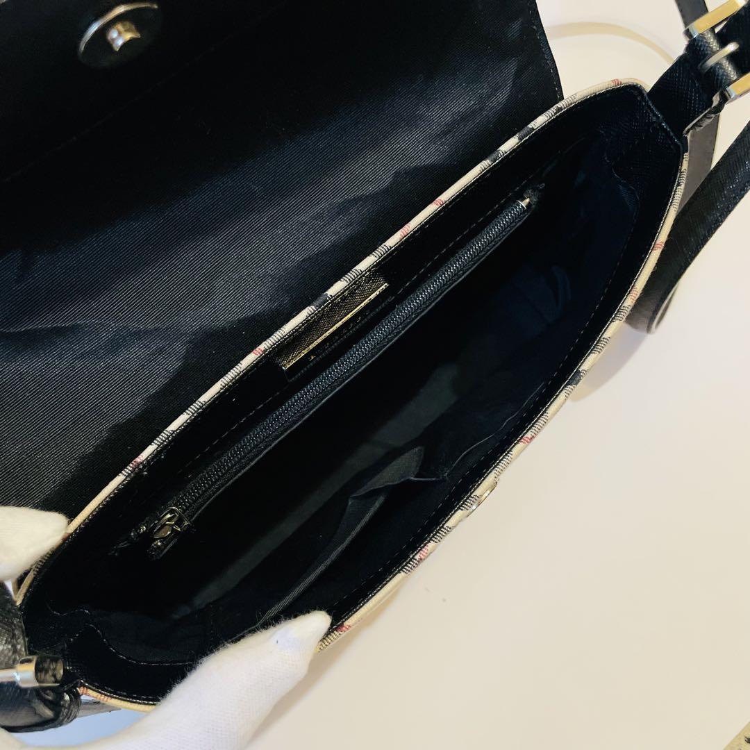 美品 Burberry バーバリー ショルダーバッグ ノバチェック 美品 Burberry バーバリー ショルダーバッグ ノバチェック