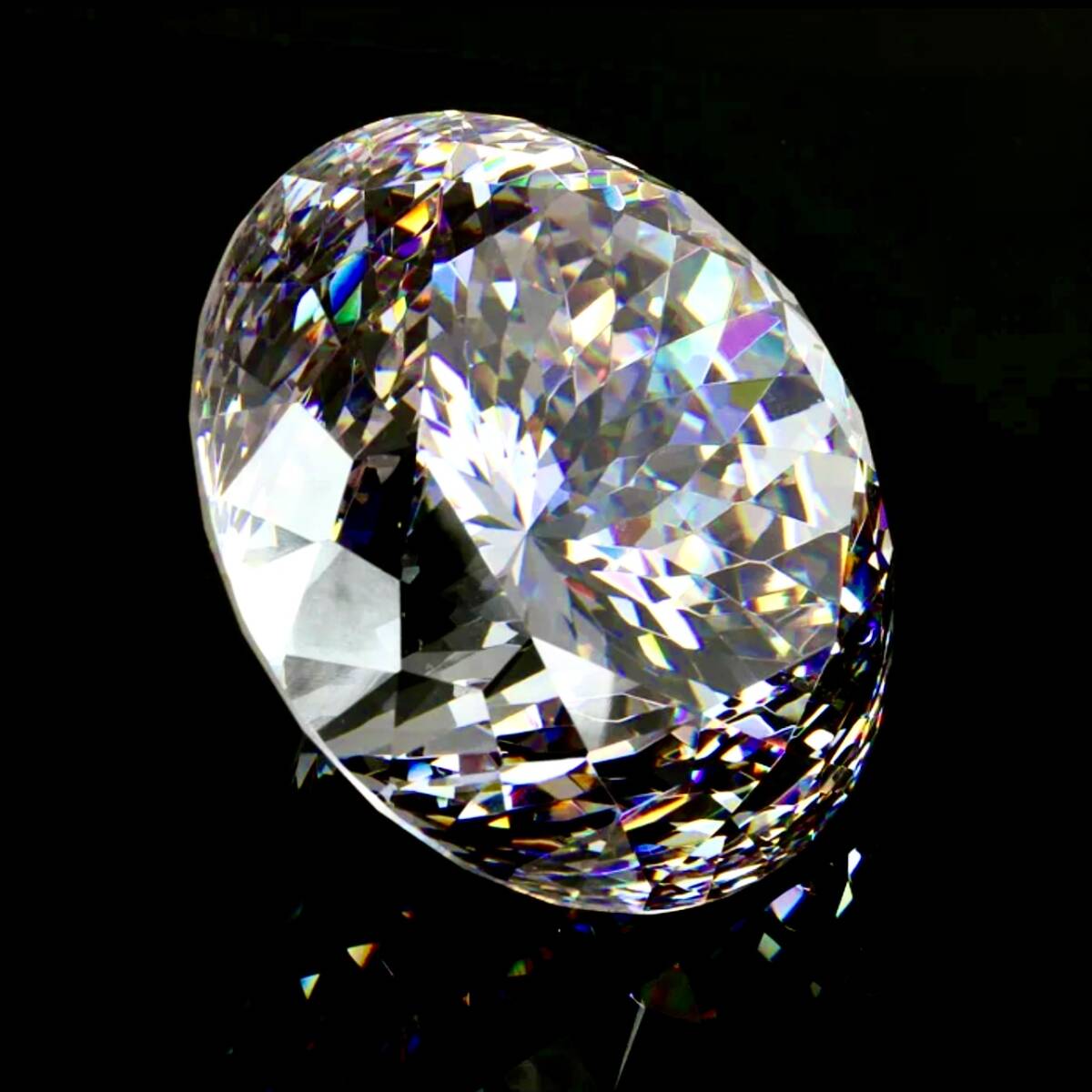 超特大 855ct 132面カット 50mm ロイヤル プリンセスカット SONA