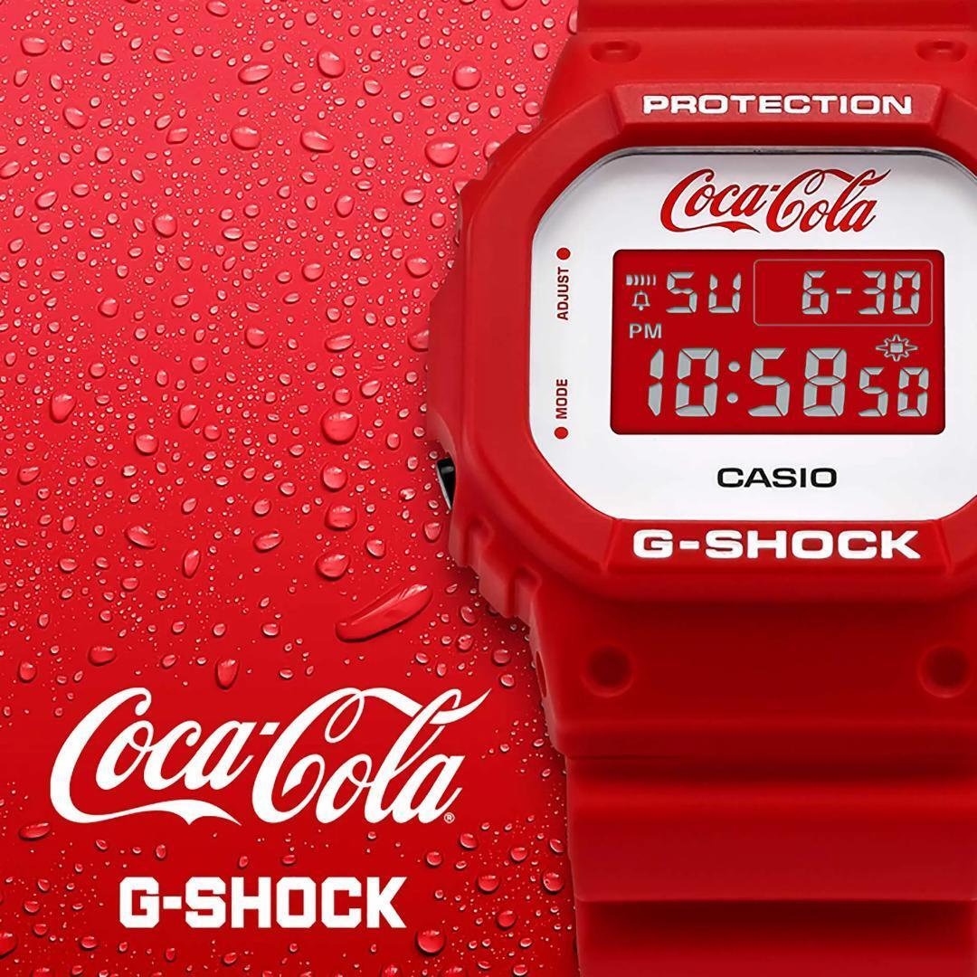海外限定/未使用品】G-SHOCK DW5600CC23-4 コカ・コーラ 赤 海外限定/未使用品】G-SHOCK DW5600CC23-4 コカ・コーラ 赤