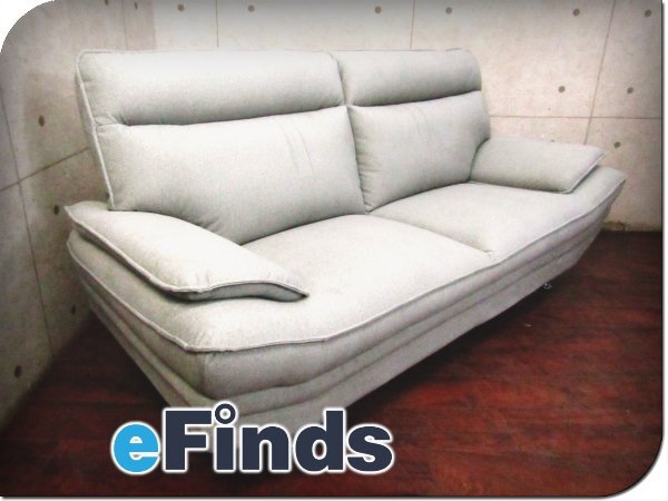 ■展示品■未使用品■e-Finds Selection■高級■タルガ2■3Pソファ■ヌノ ライブスマート(LGY)■モダン■3人掛けソファ■13万■yykn1017k