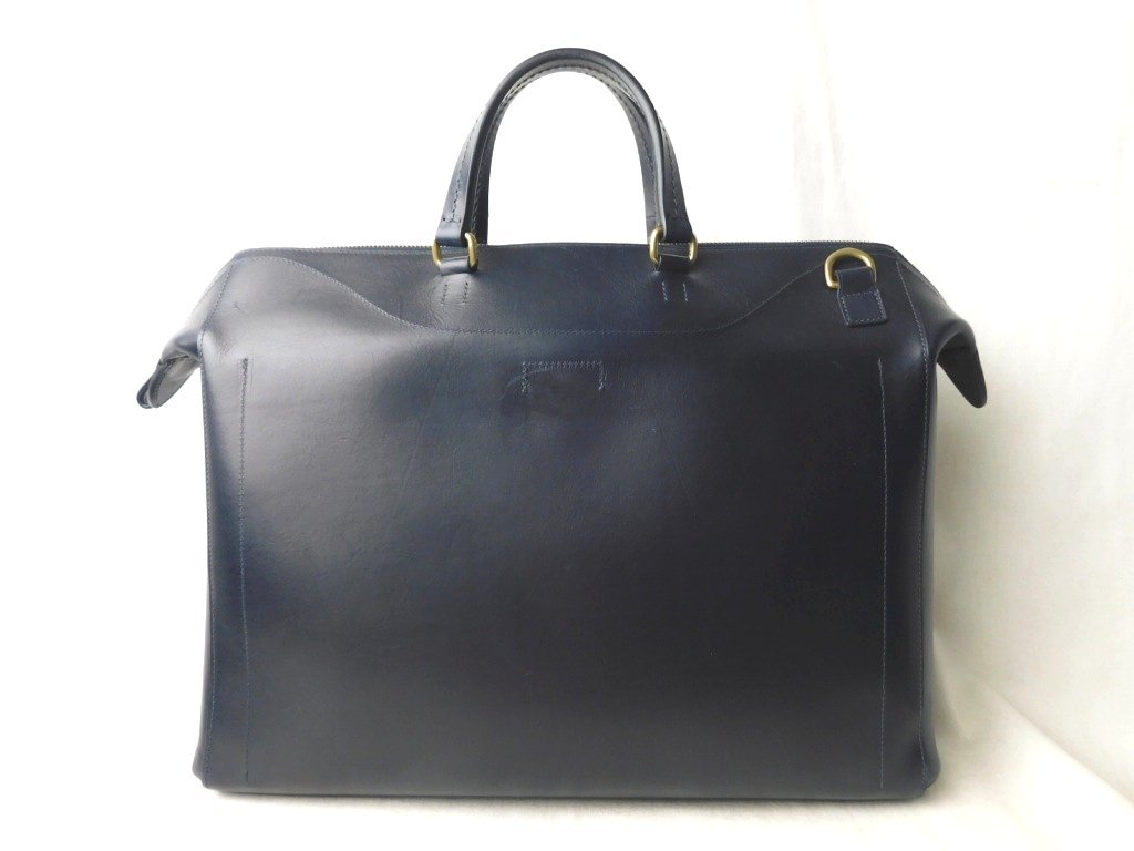 Daniel&bob Daniel & Bob fine quality leather briefcase leather bag leather bag navy Italy made 