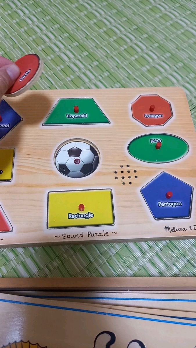 知育玩具 3セット Melissa & Doug 英語のおもちゃ モンテッソーリ 木のおもちゃ