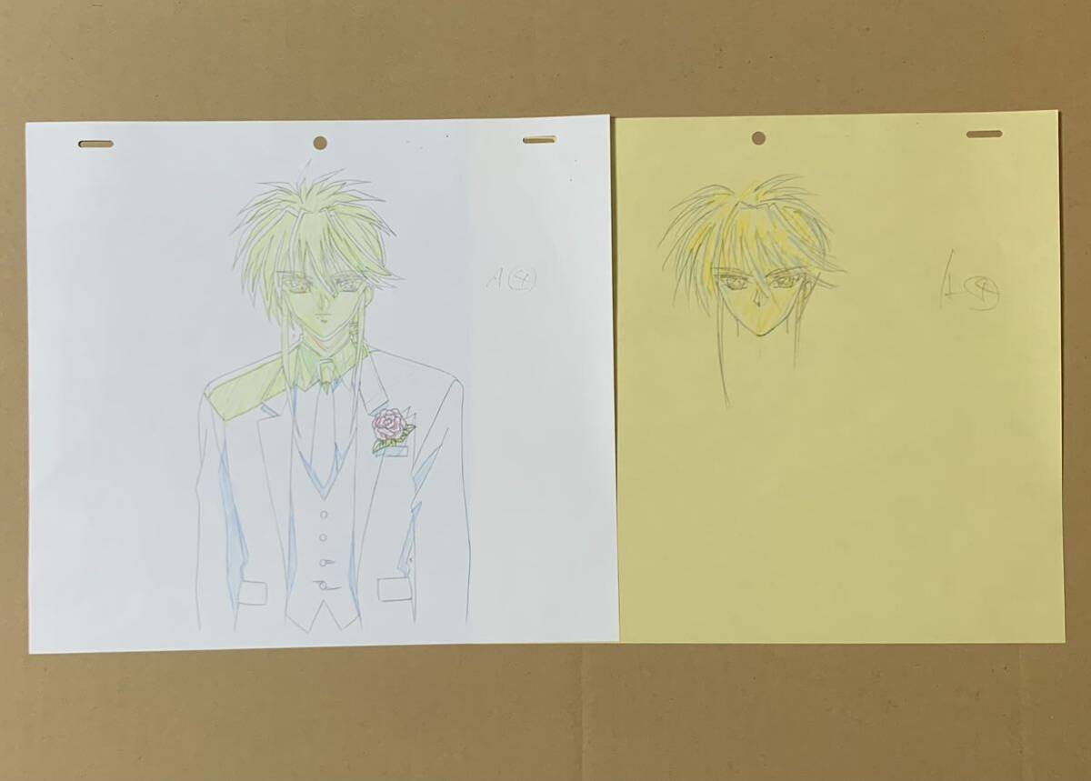 OVA版 ときめきメモリアル 伊集院レイ 生原画 + 修正セット ② OVA版 ときめきメモリアル 伊集院レイ 生原画 + 修正セット ②