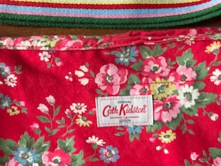 cath kidston キャスキッドソン 布製ショルダーバッグ ウォッシュドメッセンジャーバッグ 美品_画像2