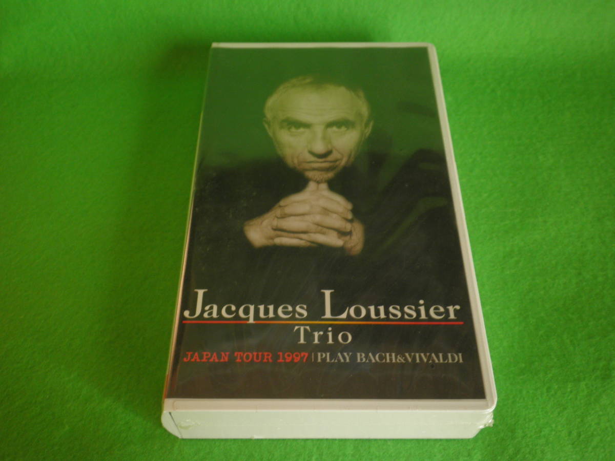 *VHS Jazz video [ Jack * Roo sie* Trio Japan * Tour 1997] Play *ba is & vi ba Rudy unopened Jacques Loussier*