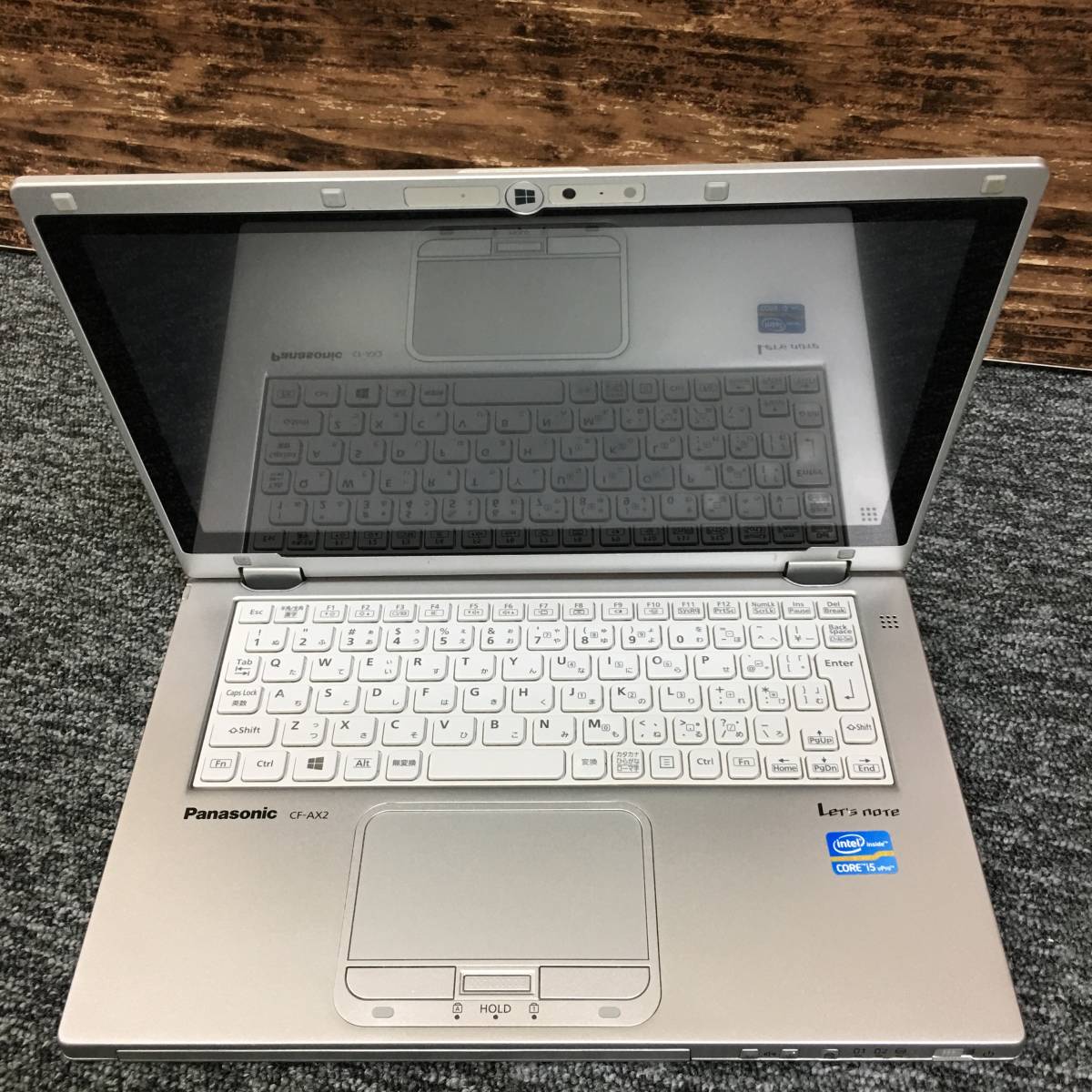 Win 7/ノートパソコン/Panasonic/Let's note/CF-AX2/第三世代Core i5 1.90GHz/Office 2016 搭載/メモリ8GB/SSD 256GB/11.6インチ/無線LAN_画像1