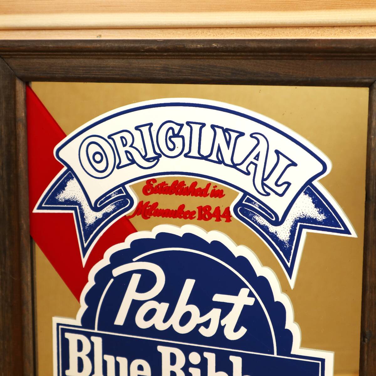 Pabst Blue Ribbon パブストブルーリボン pbr パブミラー 鏡 Pabst Blue Ribbon パブストブルーリボン pbr パブミラー 鏡
