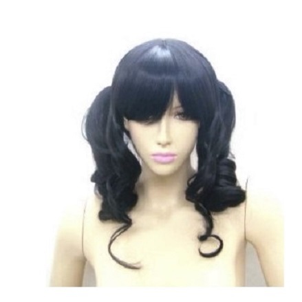 tsu Inte -ru cosplay wig (TW-R black black wig net attaching ) wig Halloween komike anime game ... character fancy dress 