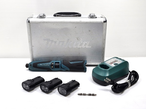【中古品】 マキタ Makita 充電式 ペンインパクトドライバー ペン型ボディ TD021D アルミケースあり ○YR-17462○