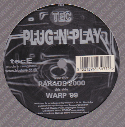 ○○12) Plug 'N' Play / Parade 2000 / Warp '99の画像1