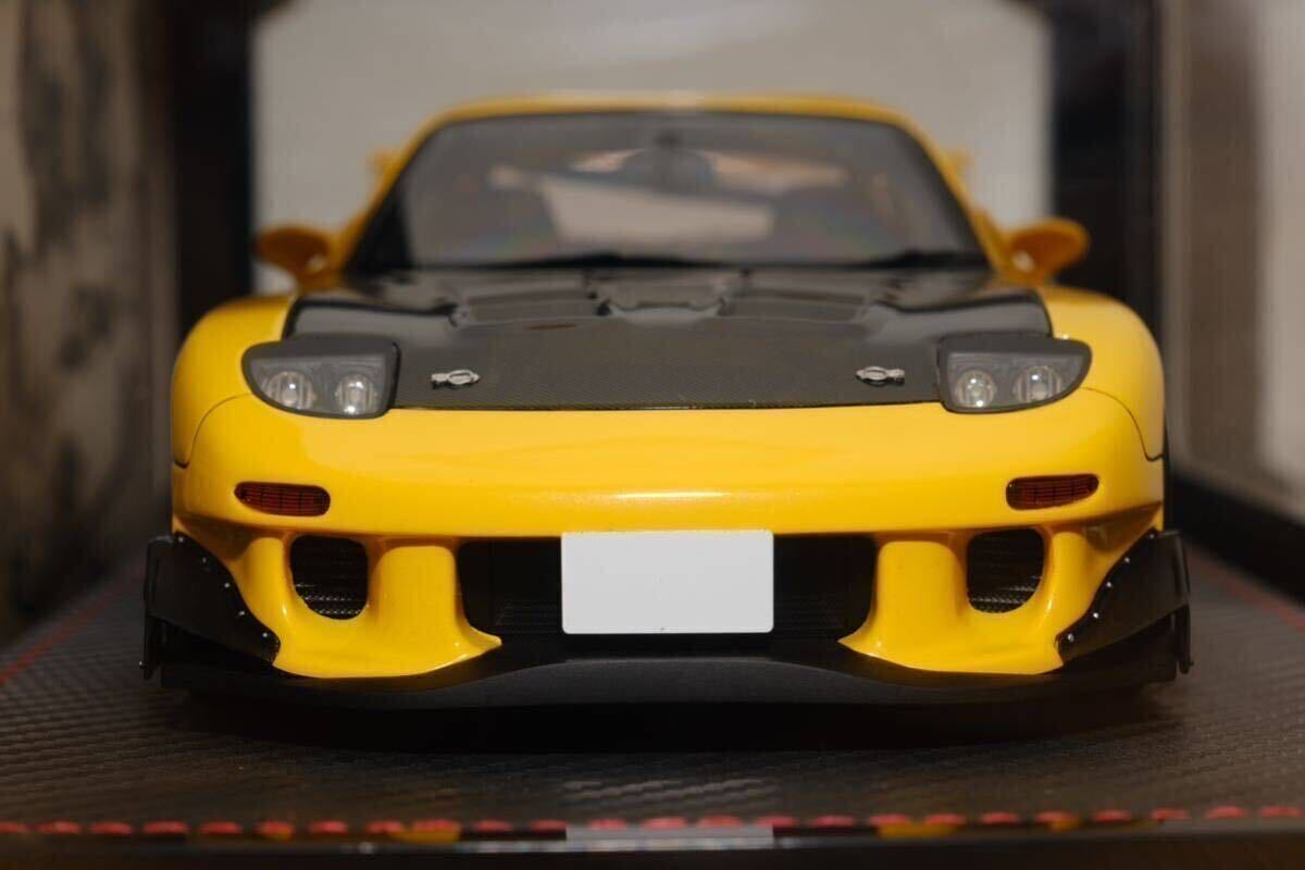 IG2873 1/18 INITIAL D Mazda RX-7 (FD3S) Yellow レア IG2873 1/18 INITIAL D Mazda RX-7 (FD3S) Yellow レア