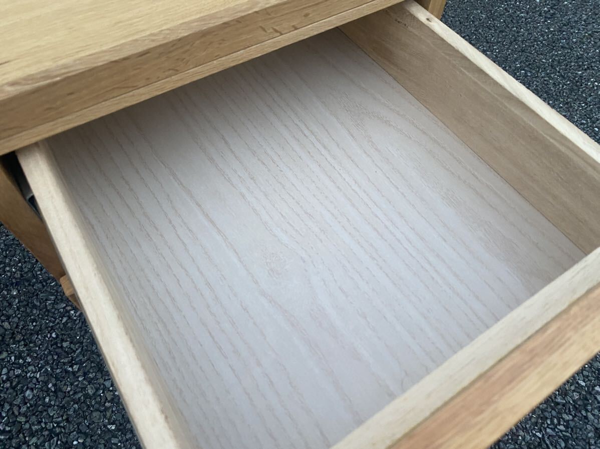 福岡市から 無印良品 オーク材 デスクワゴン サイドキャビネット 福岡市から 無印良品 オーク材 デスクワゴン サイドキャビネット