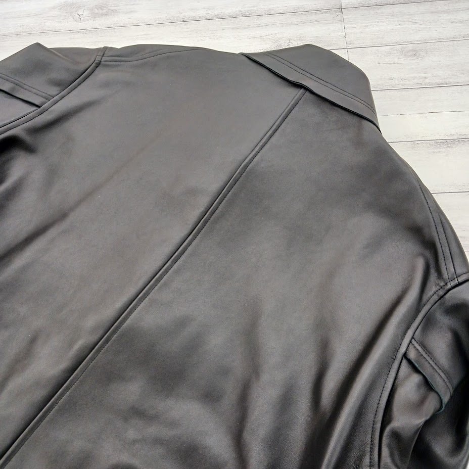 試着程度 極美品 YOKE ヨーク Cut Off Leather Car Coat カット 試着程度 極美品 YOKE ヨーク Cut Off Leather Car Coat カット