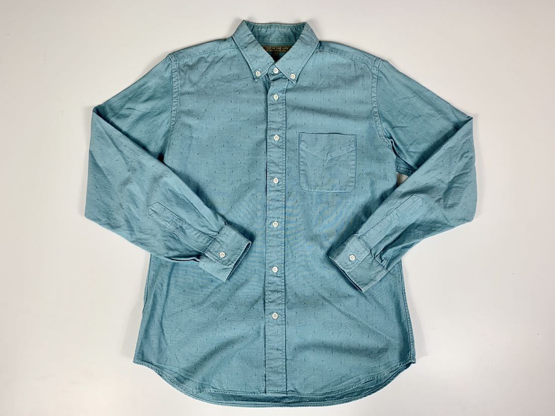 Made In Japan United Arrows A Day In The Life United Arrows Button Down Long Sleeve Shirt Dot Pattern Turquoise Green Size L Real Yahoo Auction Salling Made In Japan United Arrows A Day In The Life United Arrows Button Down Long Sleeve Shirt Dot Pattern Turquoise Green Size L Real Yahoo Auction Salling