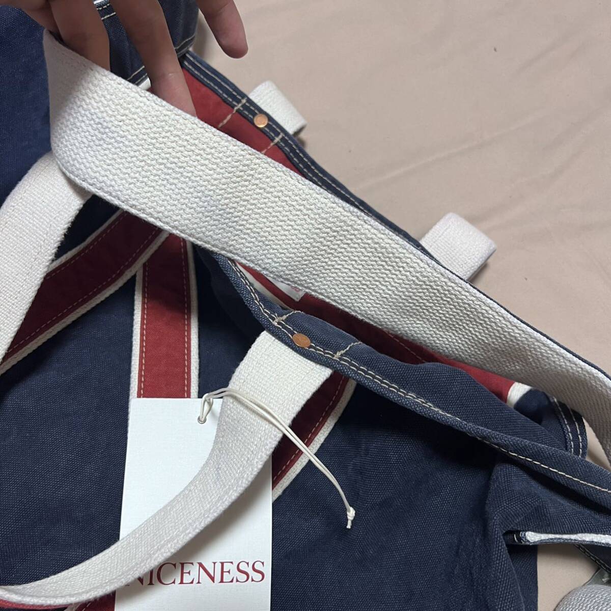 niceness ナイスネス L LESH キャンバス ショルダートート niceness ナイスネス L LESH キャンバス ショルダートート