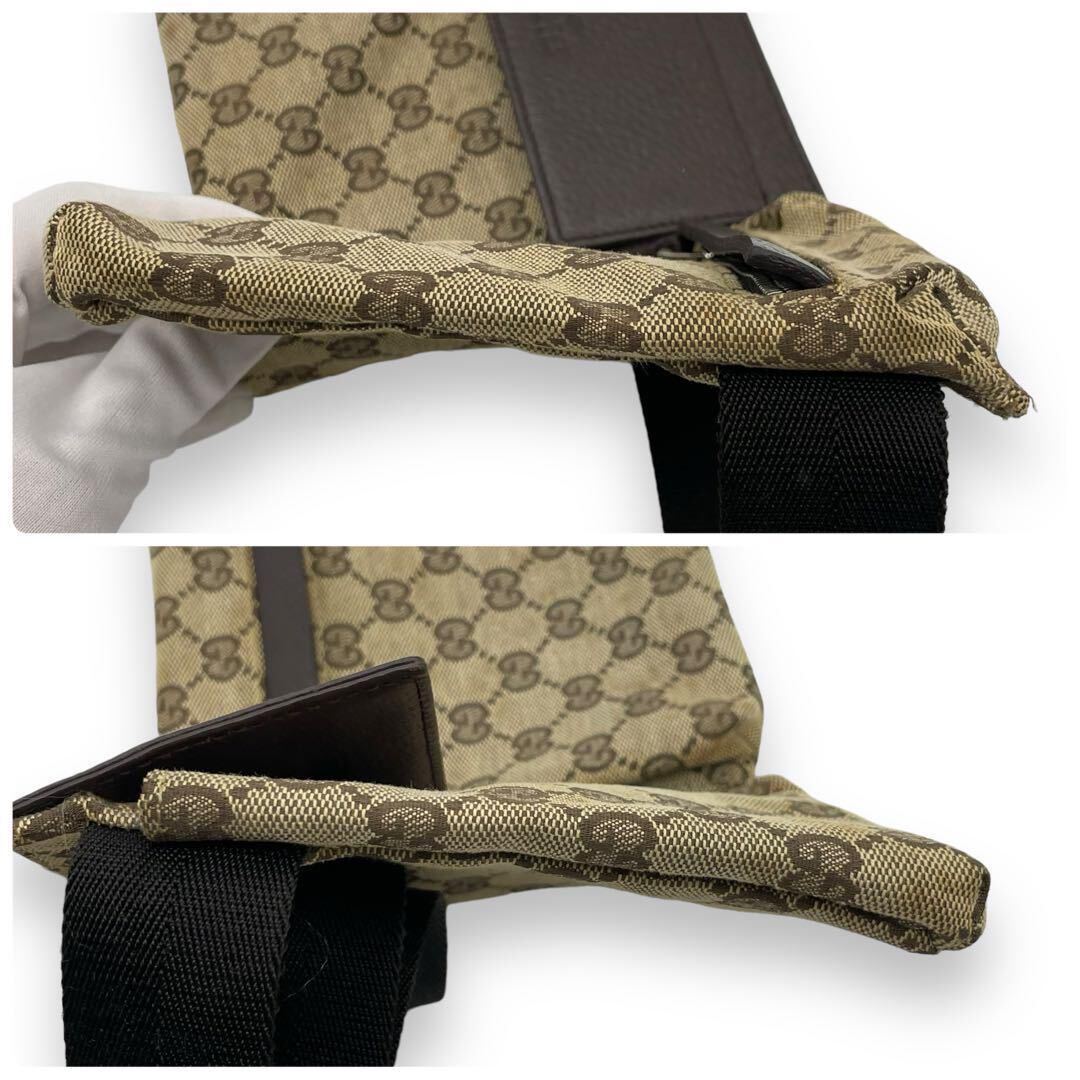 GUCCI グッチ ウエストバッグ GG キャンバス ボディバッグ 28566 GUCCI グッチ ウエストバッグ GG キャンバス ボディバッグ 28566